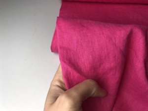 Fastvævet hør - skøn kvalitet i lækker pink